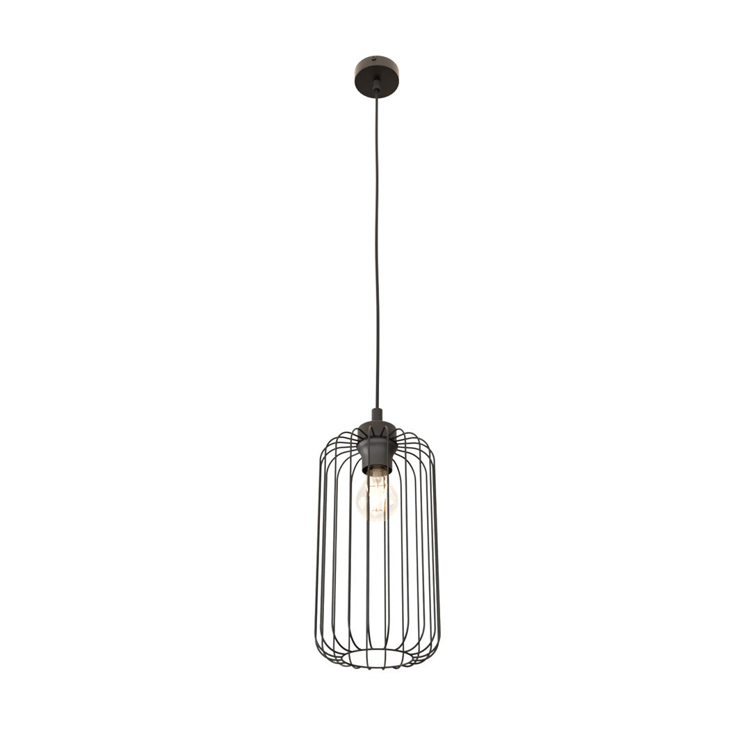 VANDER 1-Lichts Industriële Hanglamp – Zwart