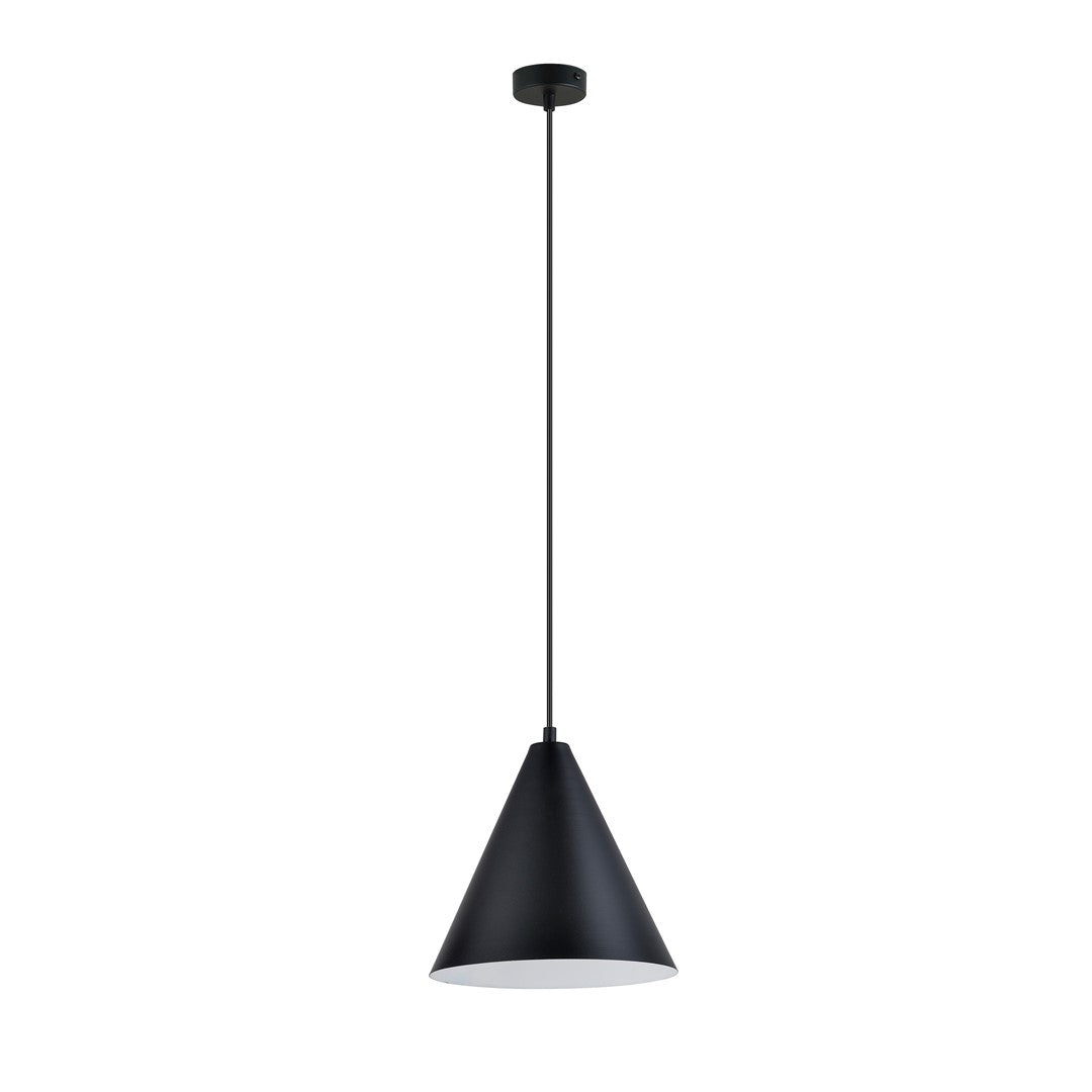 REBEL Industriële Hanglamp – Mat Zwart (23,5 cm)