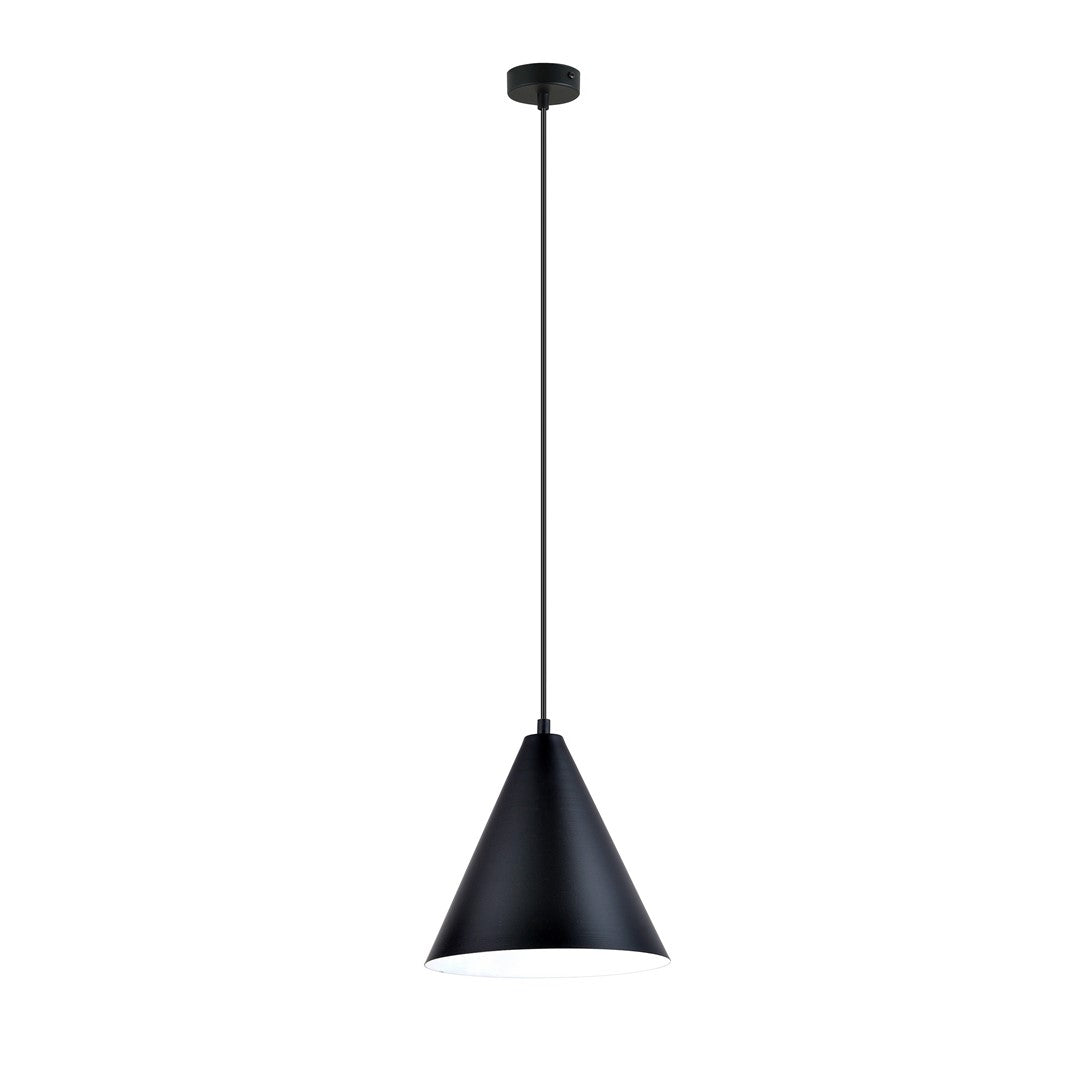 REBEL Industriële Hanglamp – Mat Zwart (23,5 cm)