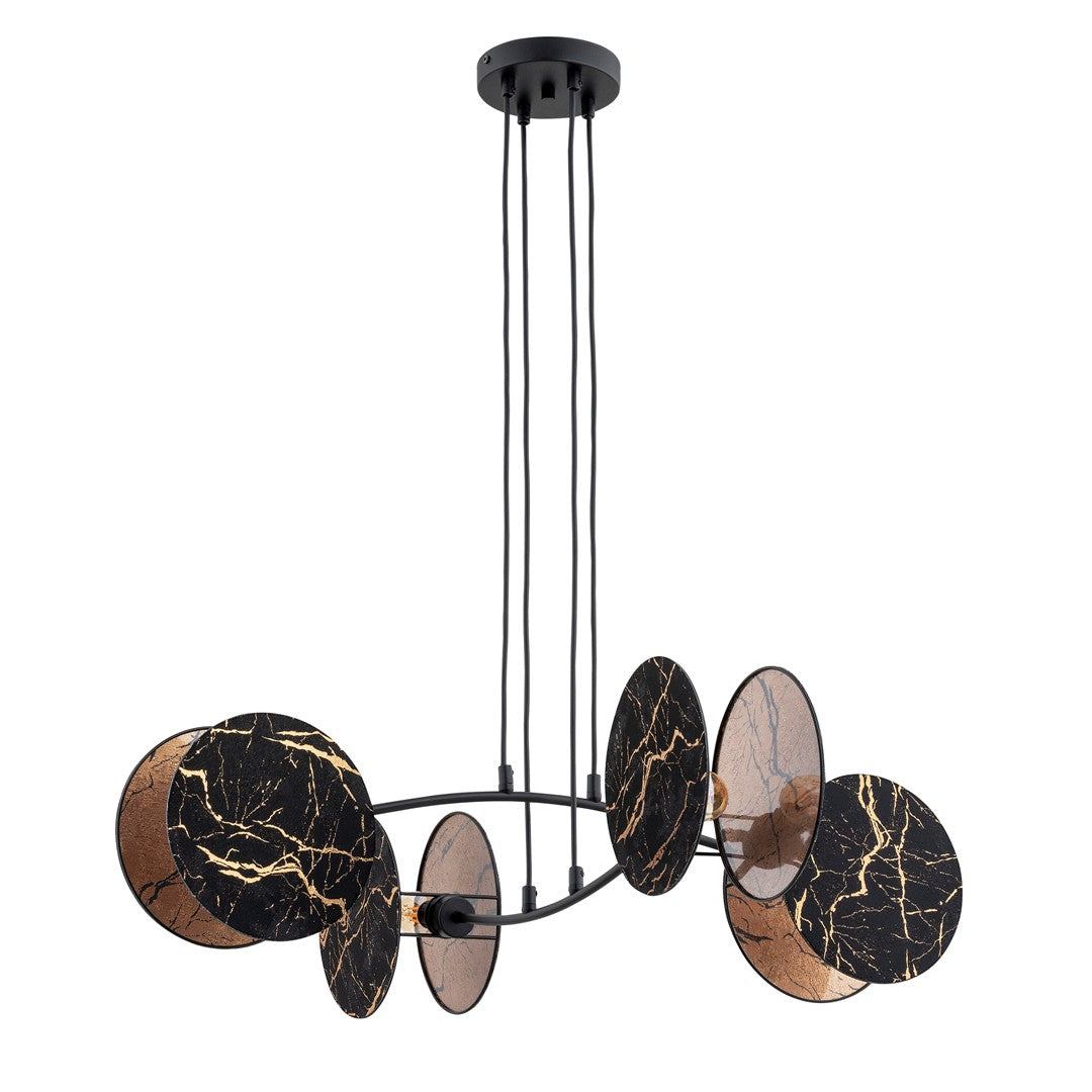 MOTIF Design Hanglamp – Modern Zwart/Goud