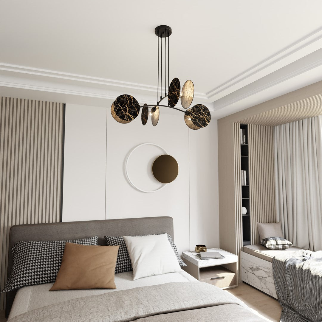MOTIF Design Hanglamp – Modern Zwart/Goud