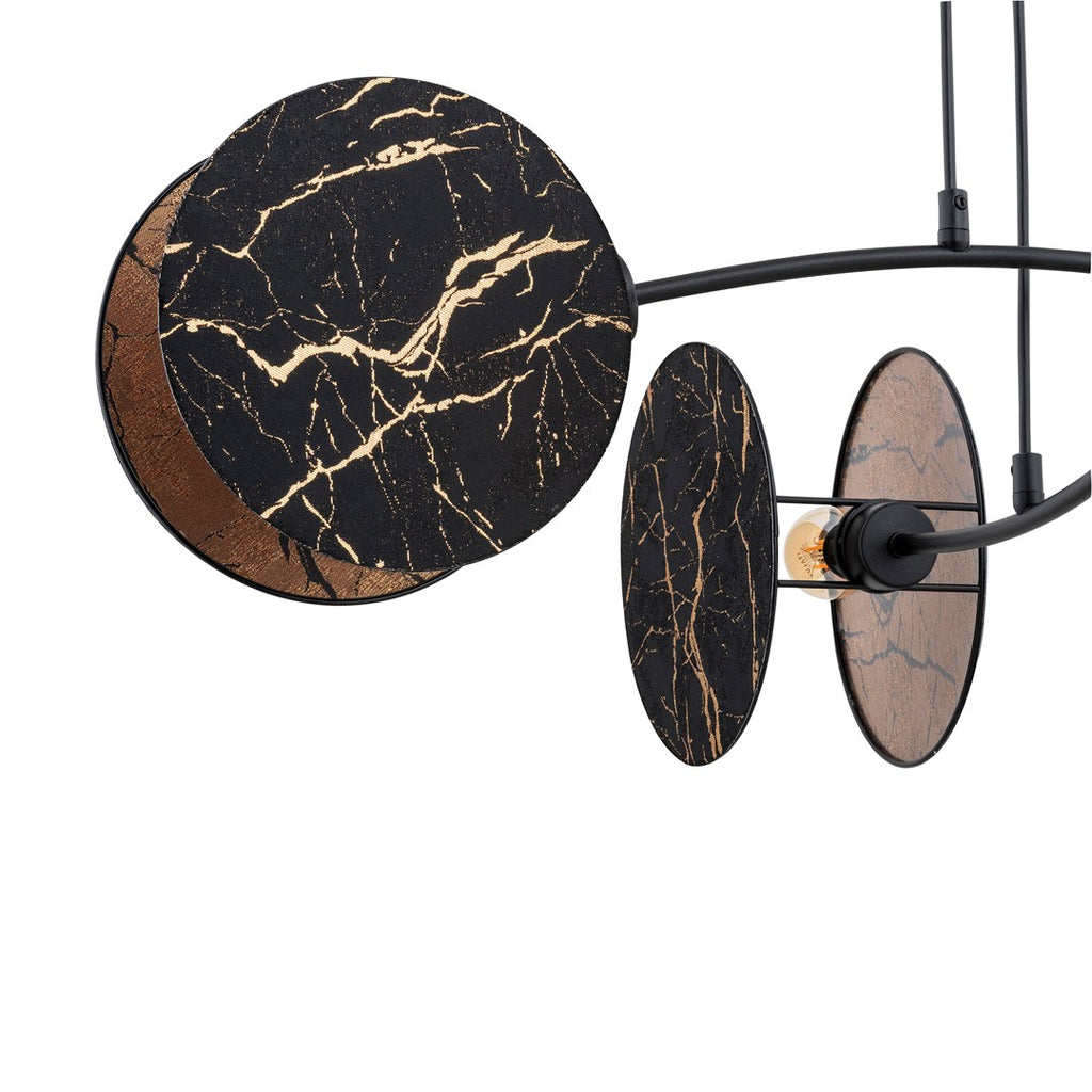 MOTIF Design Hanglamp – Modern Zwart/Goud