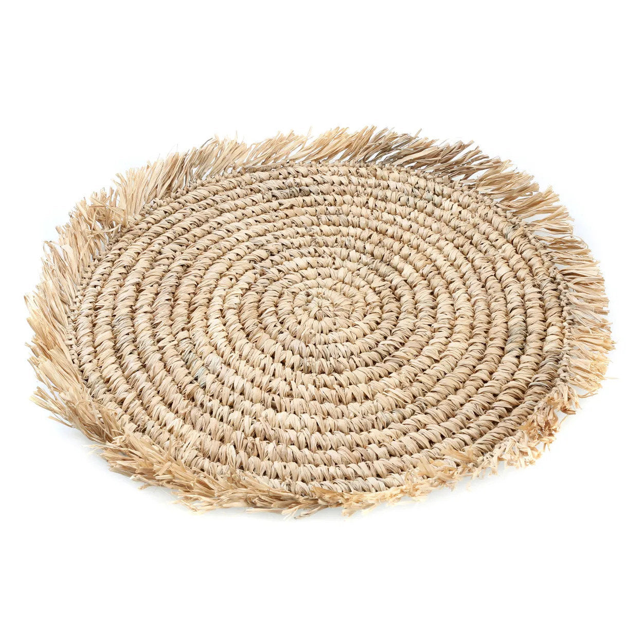 Handgeweven Raffia Placemats – Naturel