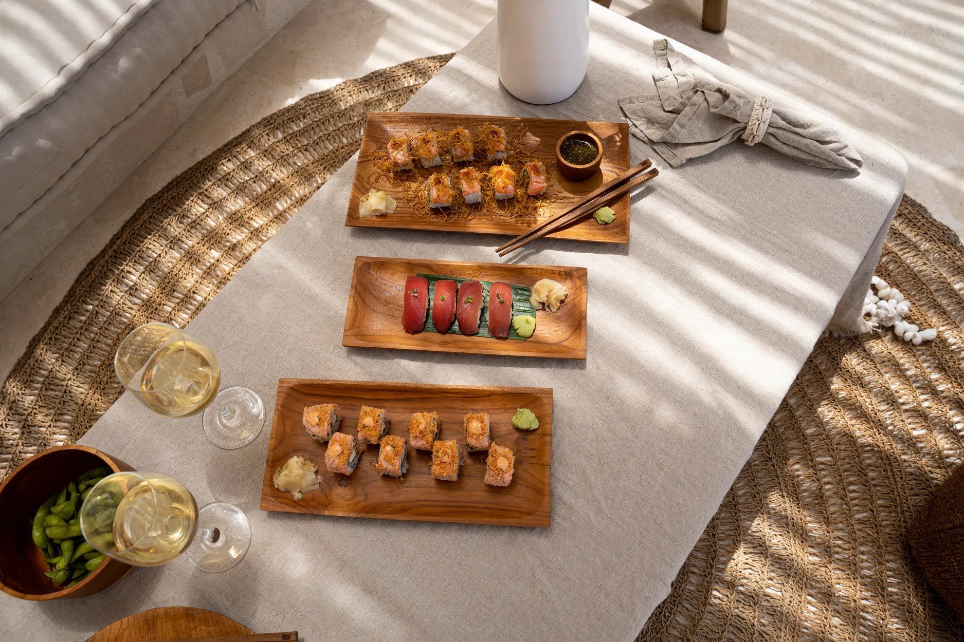 Teakhouten Serveer- & Presentatieplateau