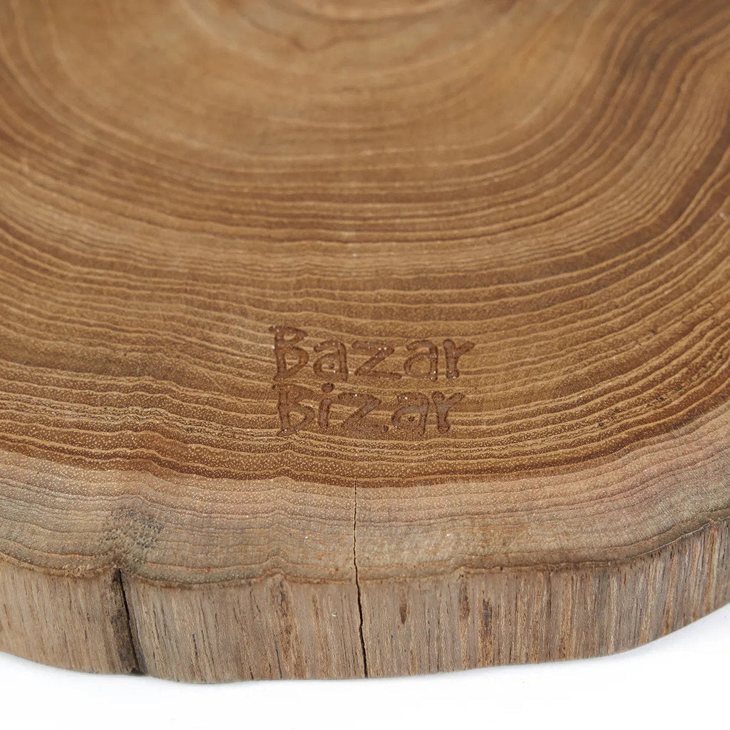 Handgemaakte Teakwortel Serveerplank – Balinees Design