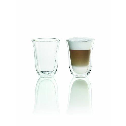 DELONGHI set van 2 Latte Macchiato-kopjes - 22 cl