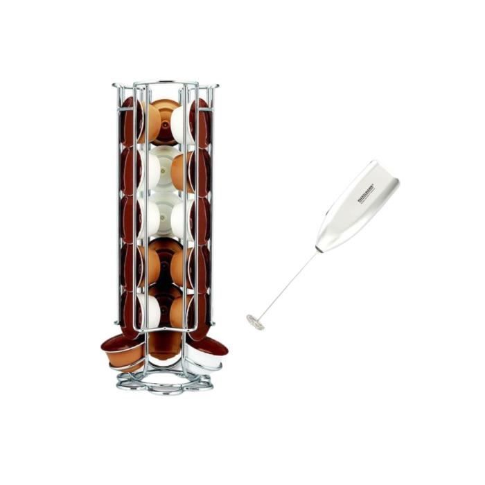 Fackelmann Koffieset met Dolce Gusto-capsulehouder & Melkopschuimer
