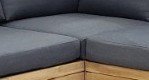 Los Angeles hoek-loungeset - staal, gepoedercoat, antraciet