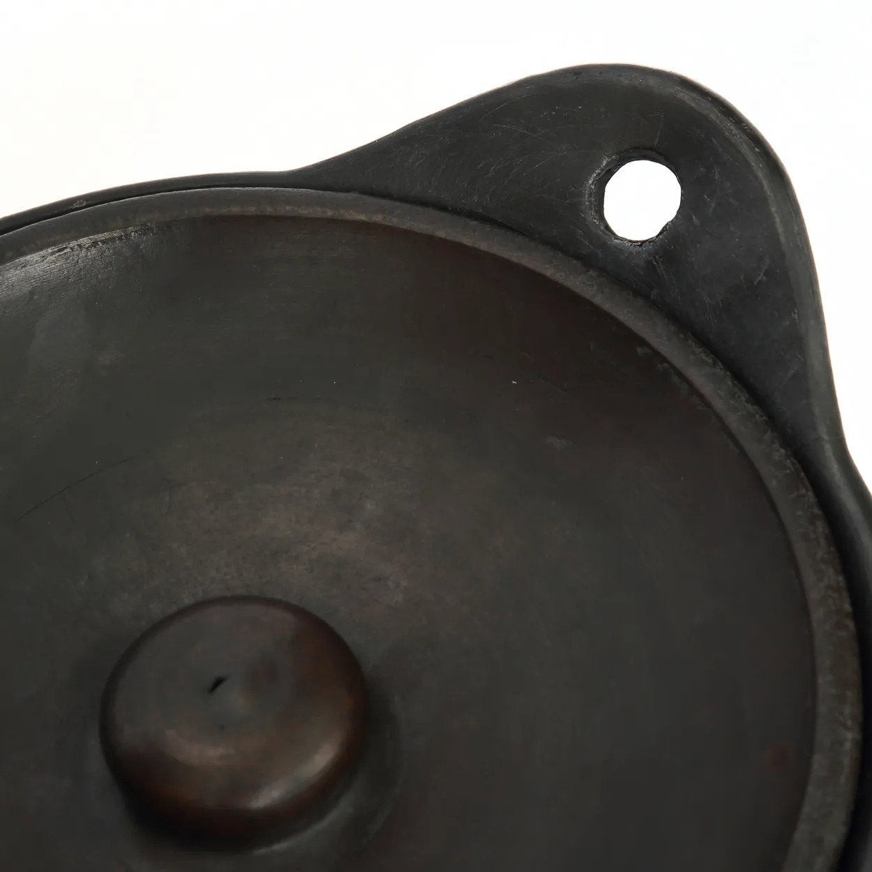 Terracotta Serveerpot met Deksel – Zwart