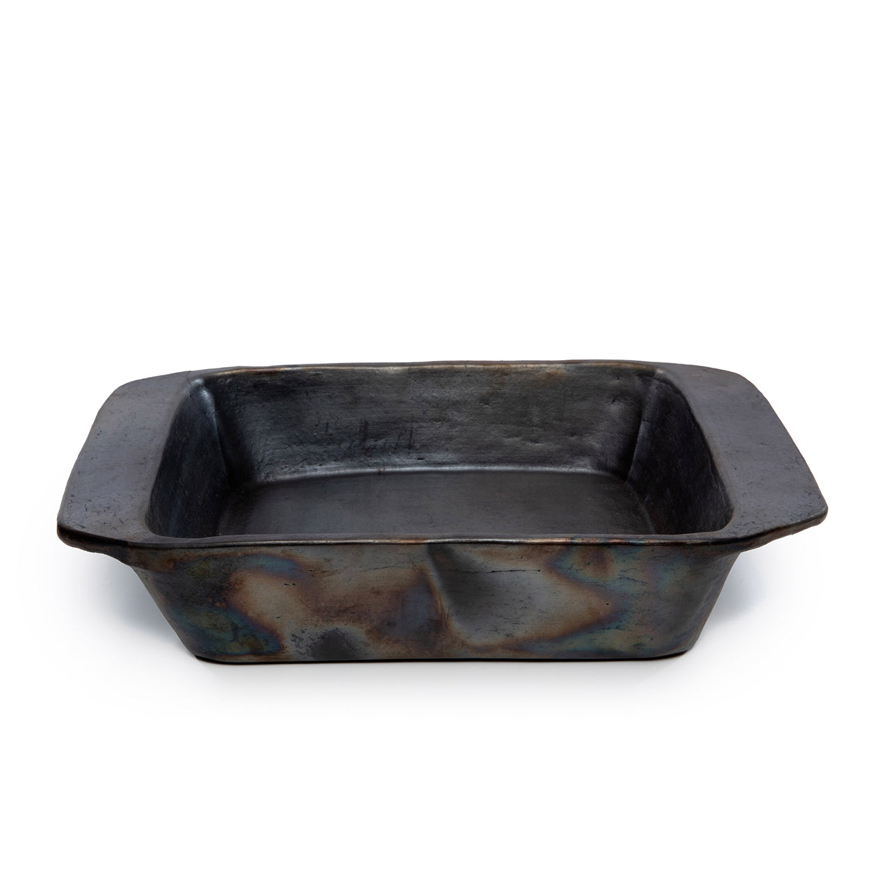 Burned Terracotta Ovenschaal – Zwart