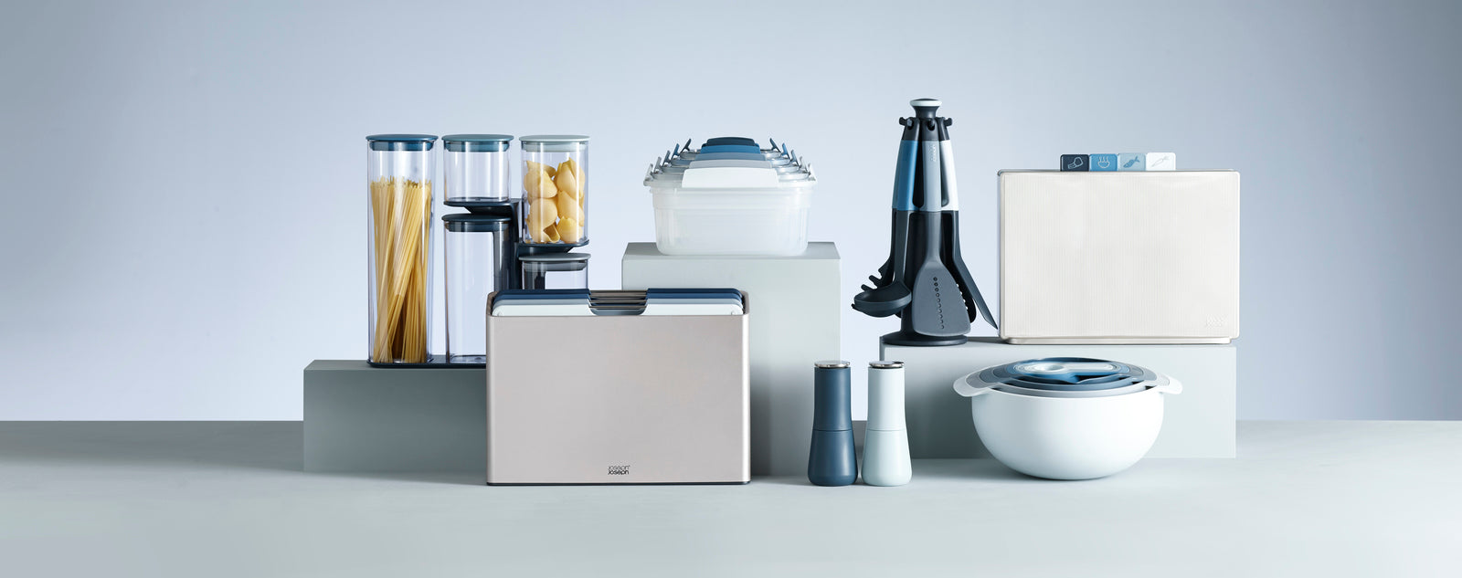 Joseph Joseph Voorraadpotten Set – 5-delig Blauw