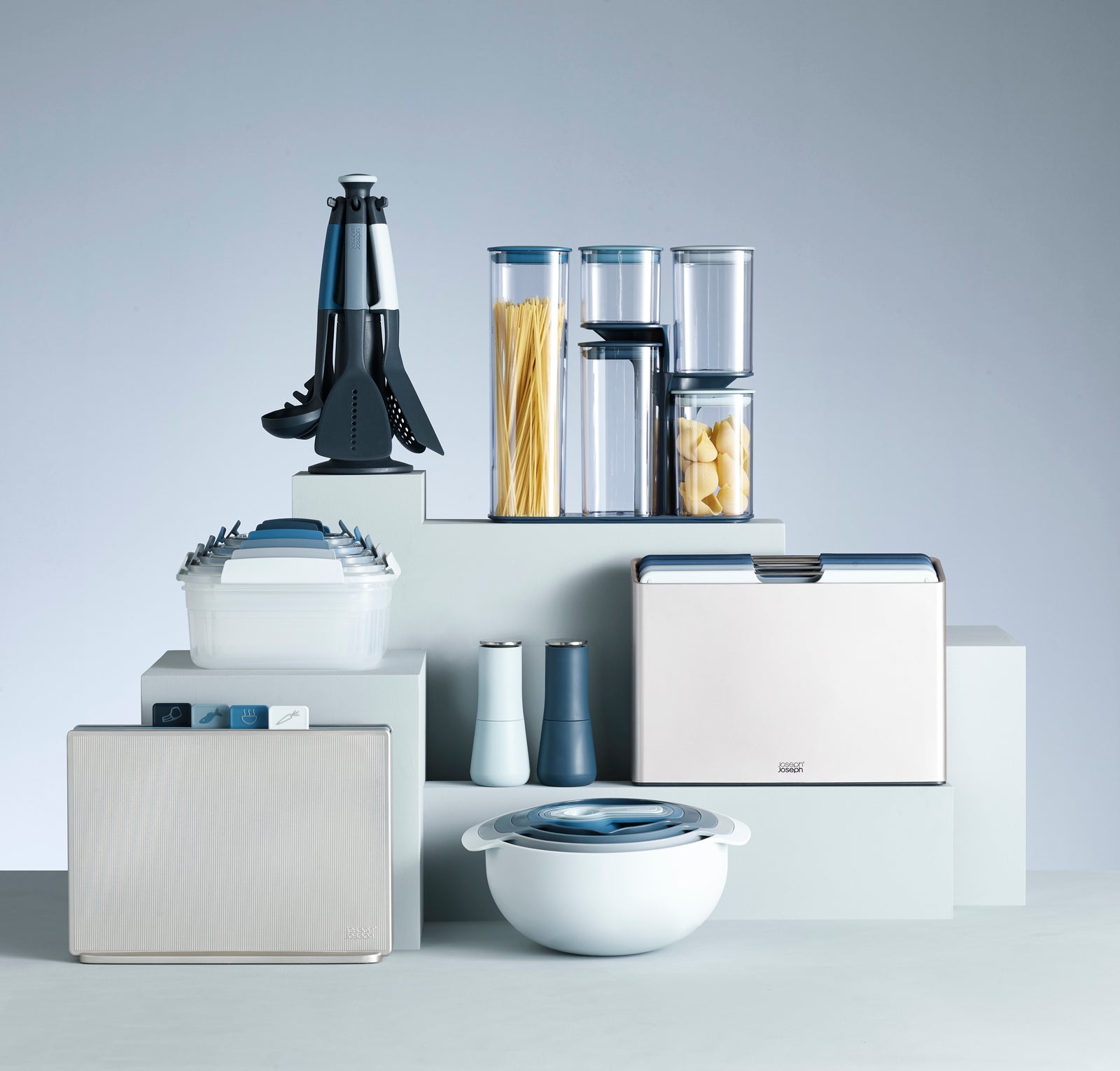 Joseph Joseph Voorraadpotten Set – 5-delig Blauw