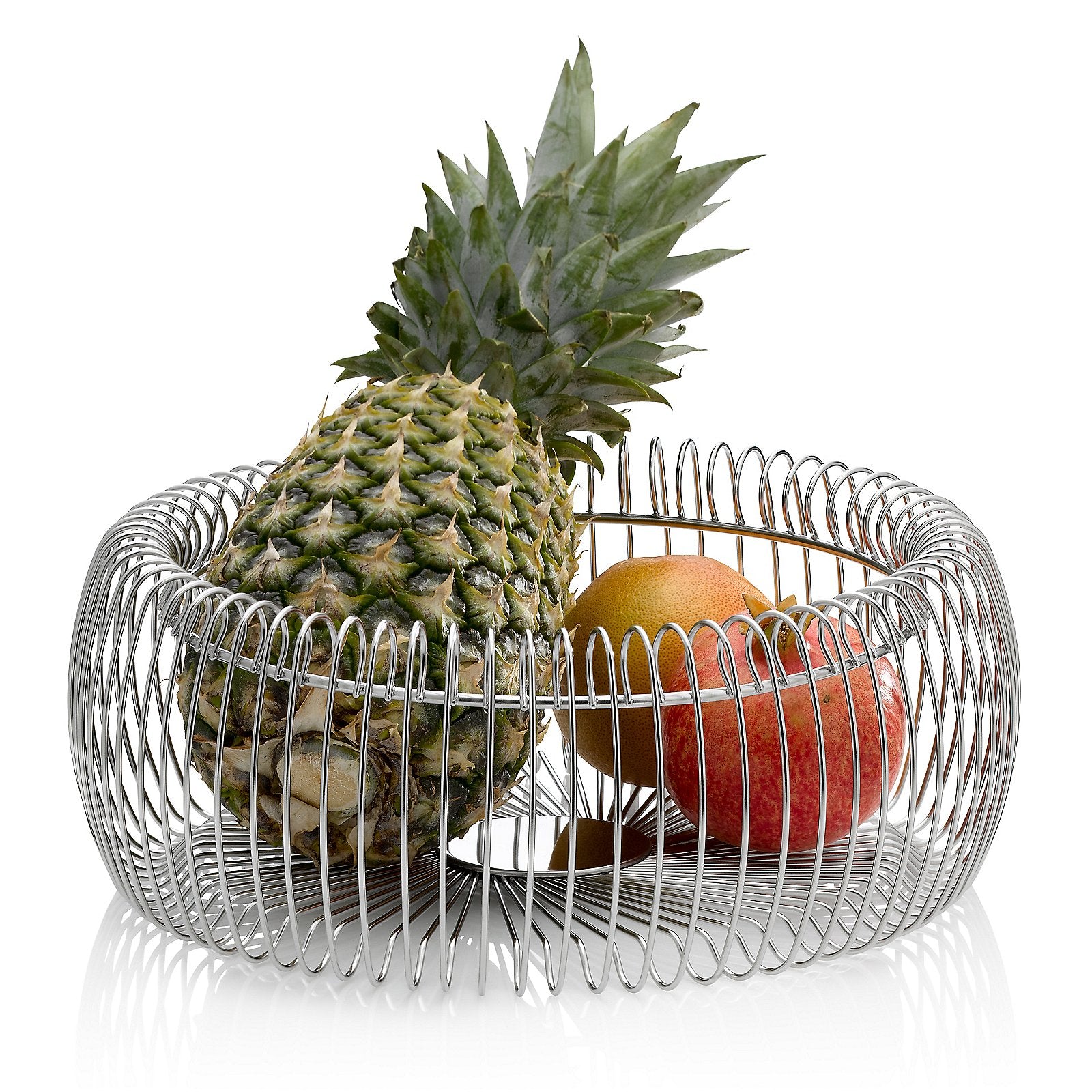 Kela 'Owia' Fruitmand RVS Ø 35 cm