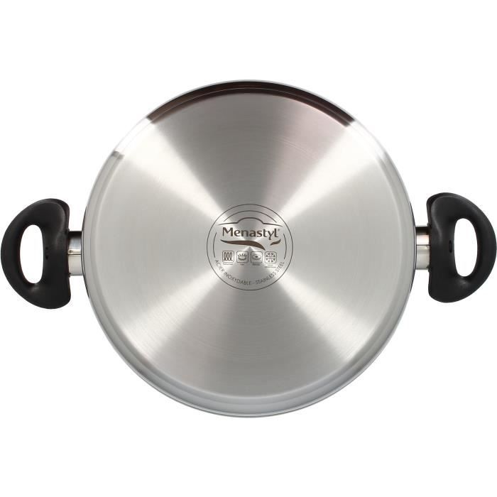 Menastyl Braadpan – 24 cm – RVS