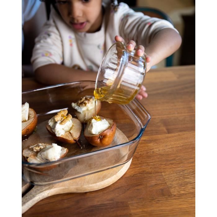 Pyrex Rechthoekige Ovenschalenset – Glas – 4-delig