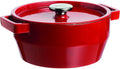 Slowcook 3,6 L Gietijzeren Braadpan / Smoorpan – Rood