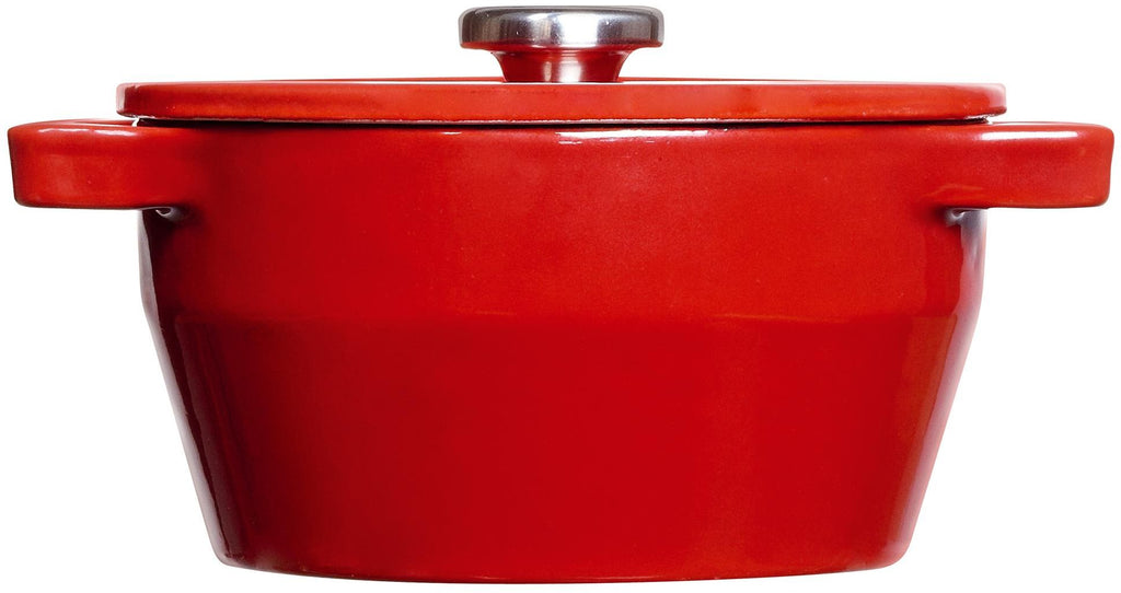 Slowcook 3,6 L Gietijzeren Braadpan / Smoorpan – Rood