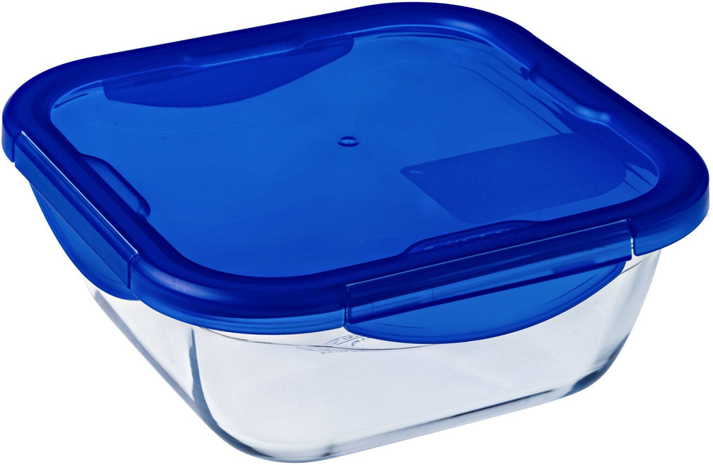 Pyrex - Cook & Go Schaal Set van 7 Stuks - Borosilicaatglas - Transparant / Blauw