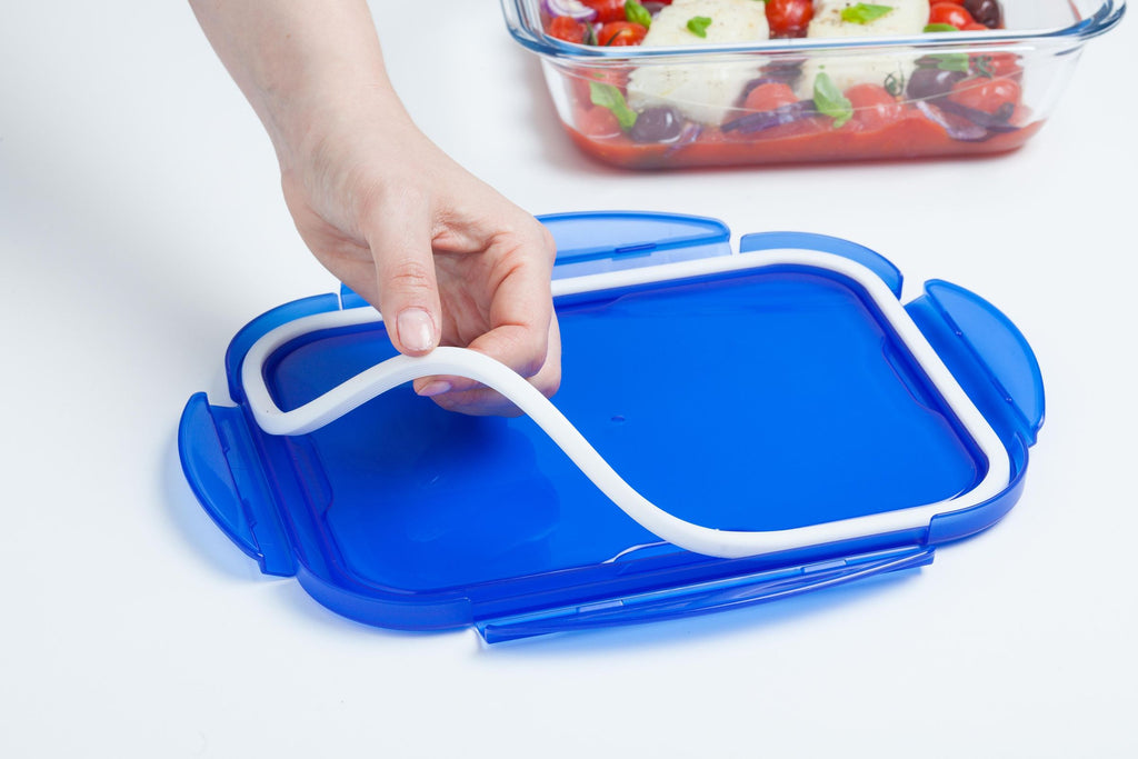 Pyrex - Cook & Go Schaal Set van 7 Stuks - Borosilicaatglas - Transparant / Blauw