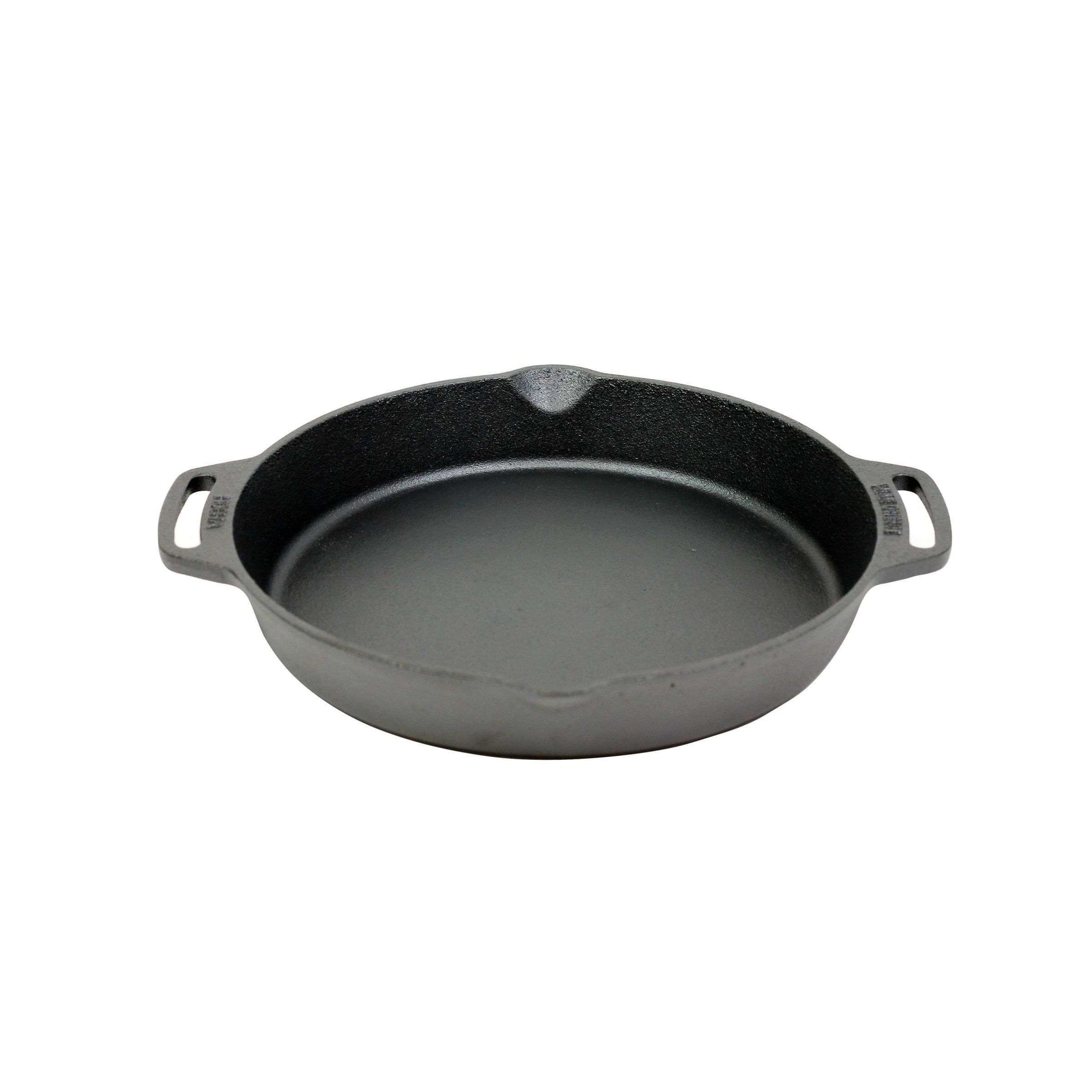 Gietijzeren koekenpan met handgrepen - 30 cm