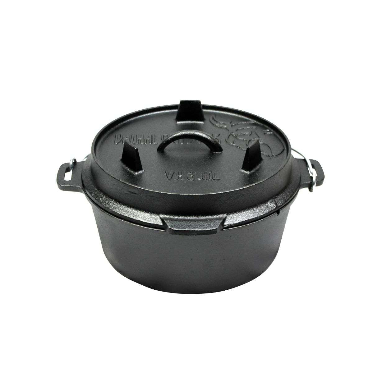 Valhal Outdoor Dutch Oven 6,1 L (Vlakke Bodem)