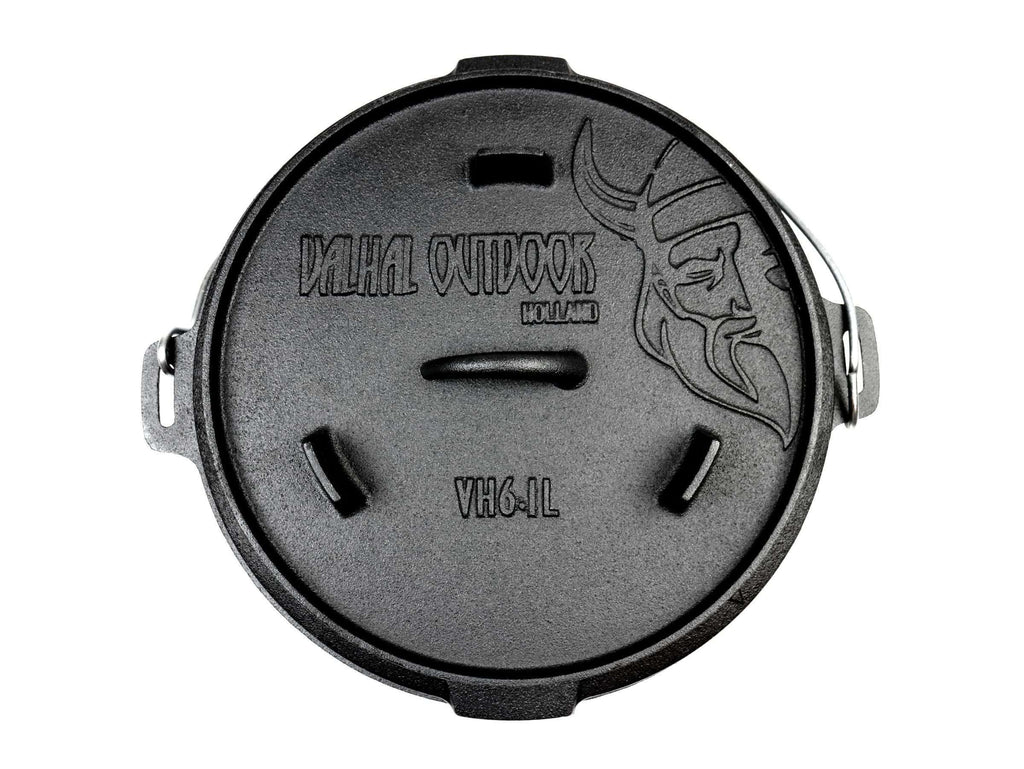Valhal Outdoor Dutch Oven 6,1 L (Vlakke Bodem)