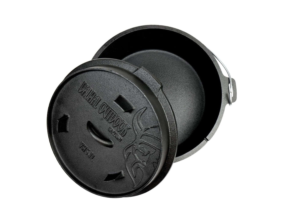 Valhal Outdoor Dutch Oven 6,1 L (Vlakke Bodem)