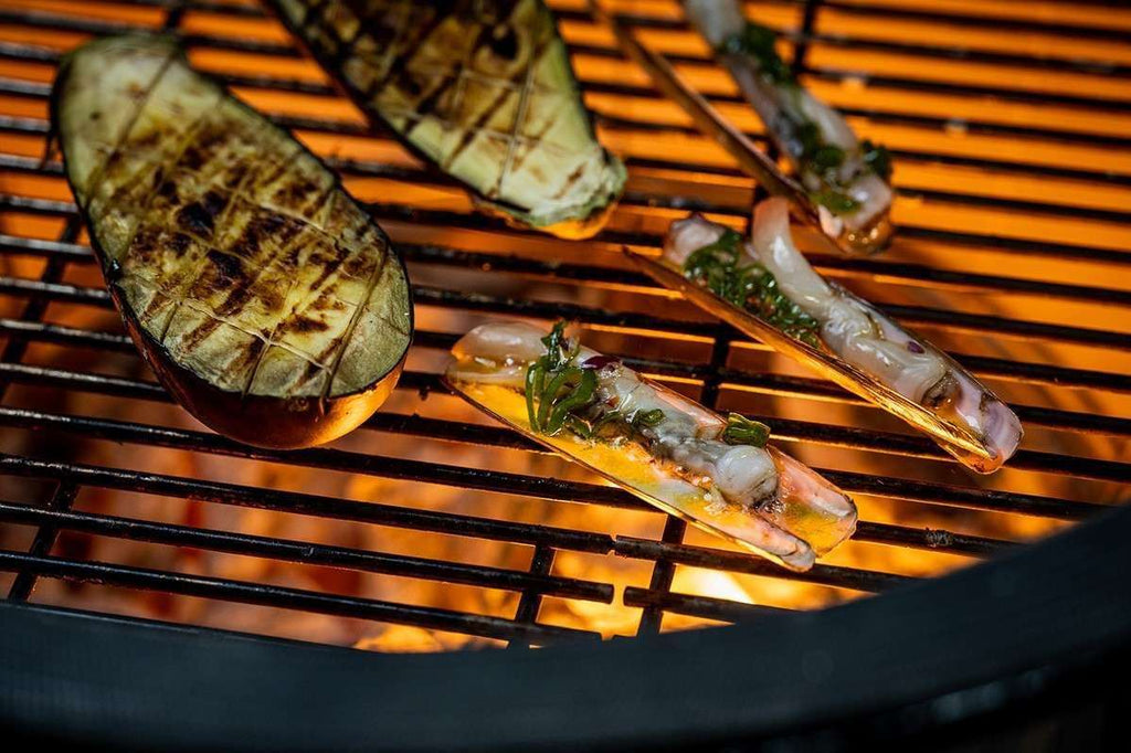 Yakiniku BBQ Kamado 19" Large – Zwart Keramisch – Ø 56 cm