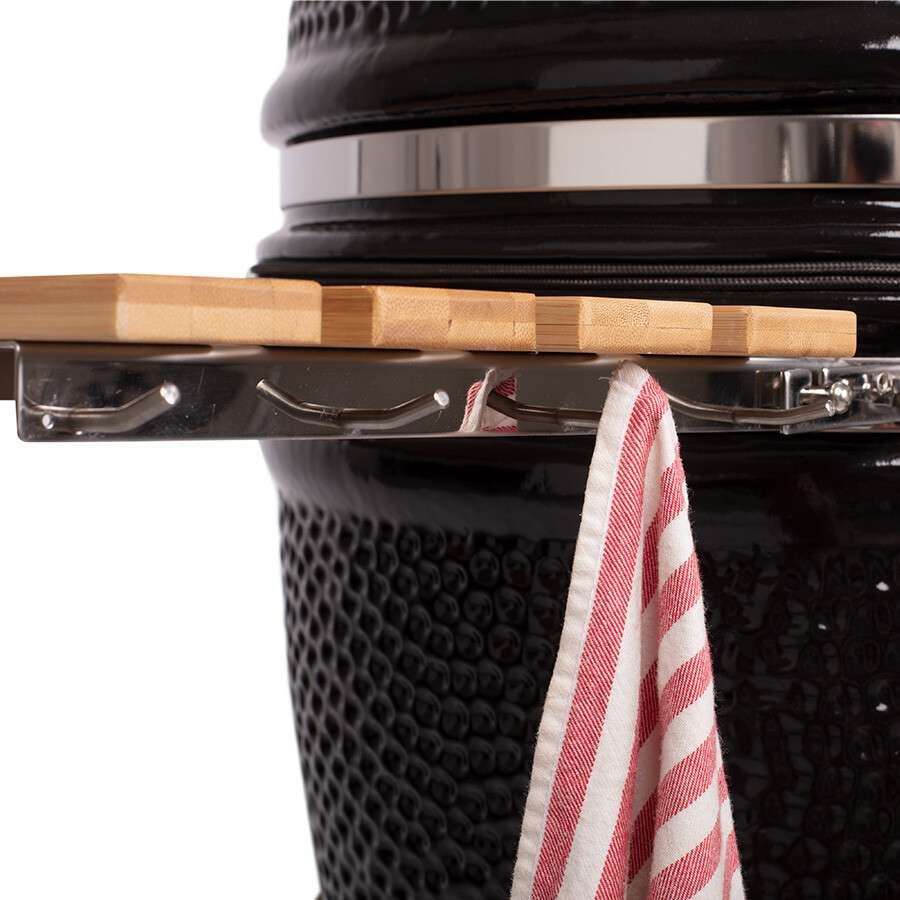 Yakiniku BBQ Kamado 19" Large – Zwart Keramisch – Ø 56 cm