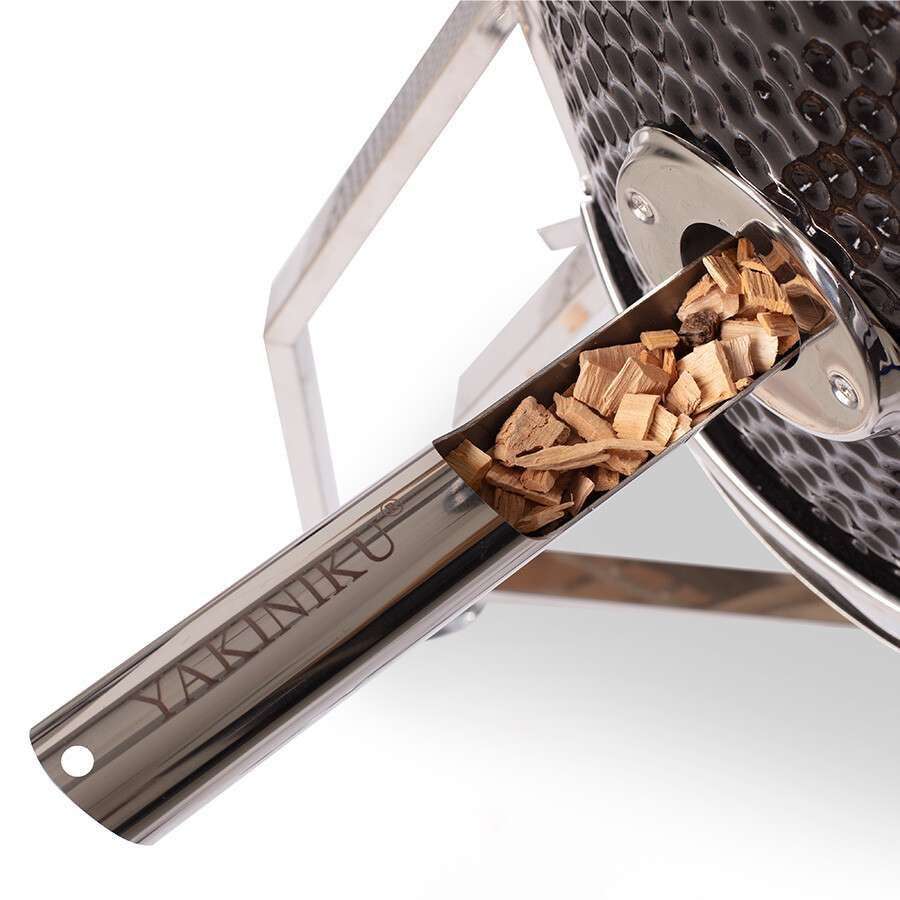 Yakiniku BBQ Kamado 19" Large – Zwart Keramisch – Ø 56 cm