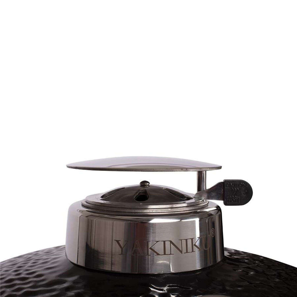 Yakiniku BBQ Kamado 19" Large – Zwart Keramisch – Ø 56 cm