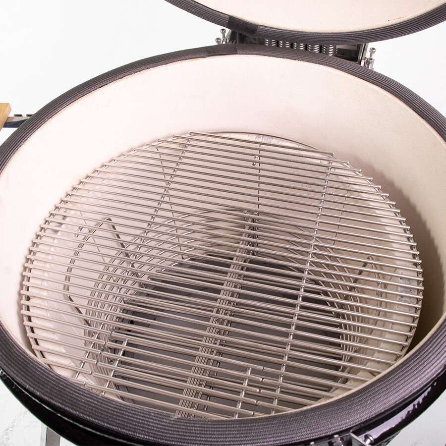 Yakiniku BBQ Kamado 19" Large – Zwart Keramisch – Ø 56 cm