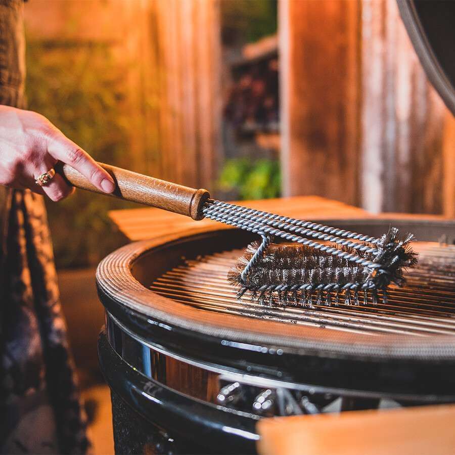 Yakiniku BBQ Kamado 19" Large – Zwart Keramisch – Ø 56 cm