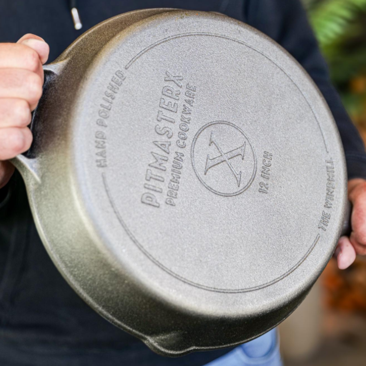 The Windmill PitmasterX Hand Polished Skillet